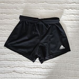 Womens Adidas Black Athletic Shorts